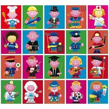 Beloningsstickers, Stickervel Beroepen