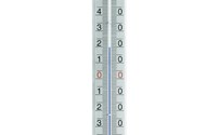 Thermometer, Analoog, Met Wandbevestiging, RVS 