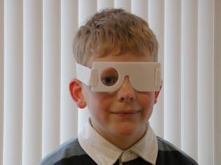 Oogheelkunde, Occlussiebrilletje, Model Leiden