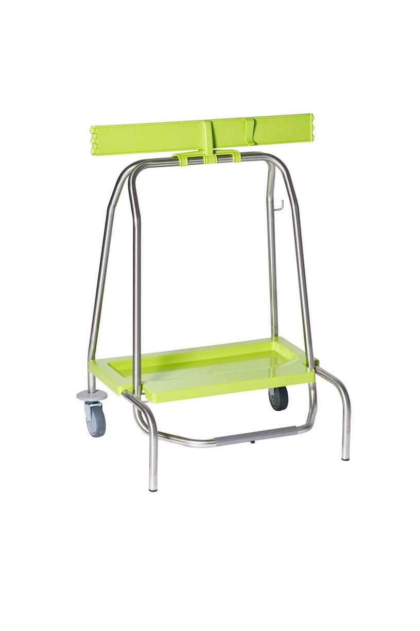 Afvalverzamelaar, Clappy MS 73, bovensluiting klapt dicht, met voetbediening